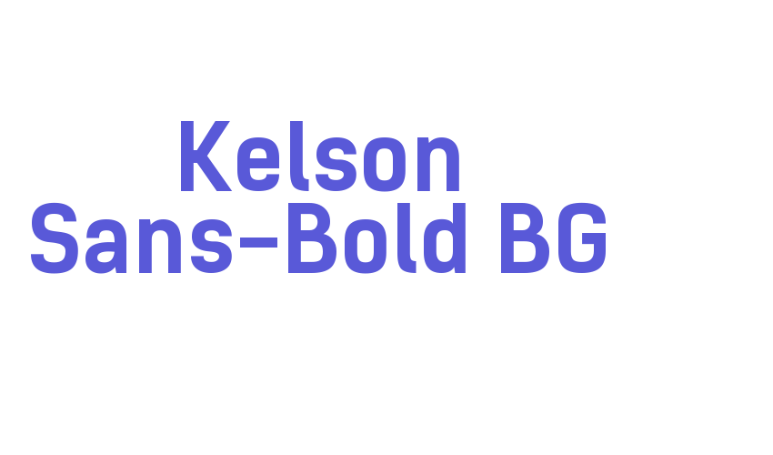 Kelson Sans-Bold BG Font Download