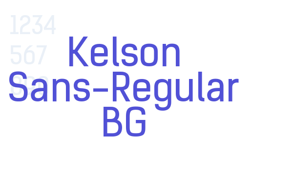 Kelson Sans-Regular BG Font Download