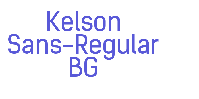 Kelson Sans-Regular BG Font Download