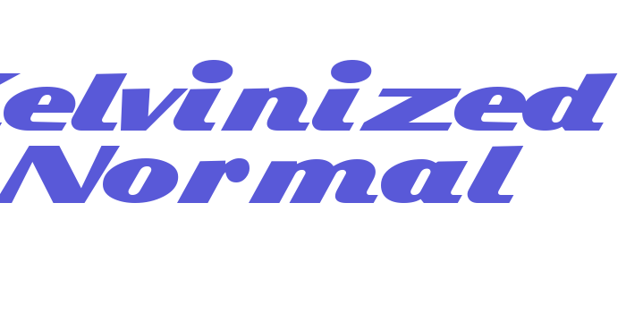 Kelvinized Normal Font Download