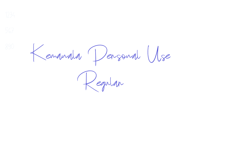 Kemanala Personal Use Regular-font-download