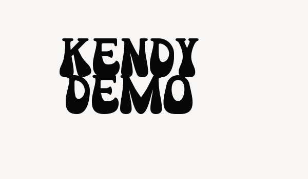 Kendy Demo Font