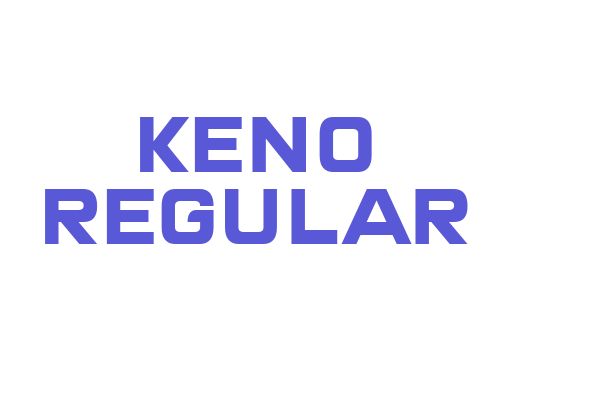 Keno Regular Font