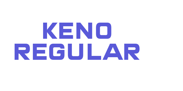 Keno Regular Font Download