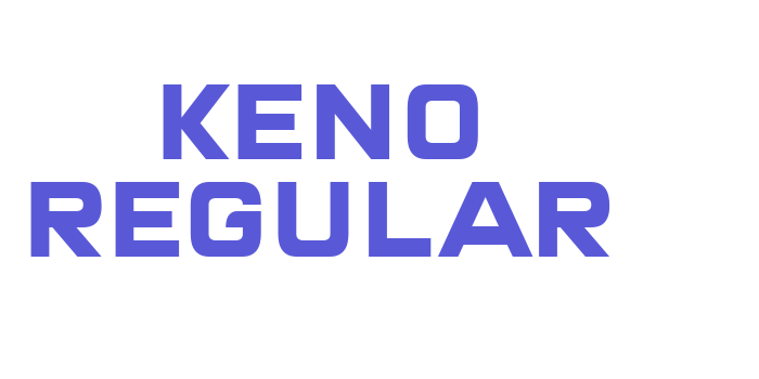 Keno Regular Font