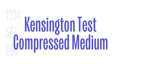 Kensington Test Compressed Medium
