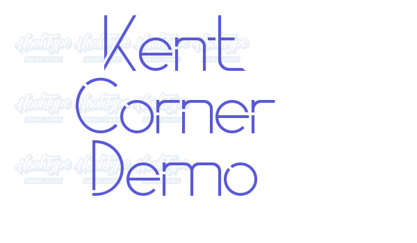 Kent Corner Demo Font