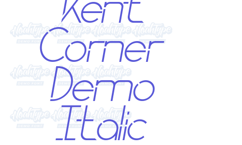 Kent Corner Demo Italic Font Download