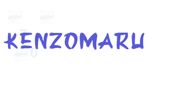 Kenzomaru font free