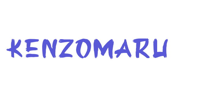 Kenzomaru Font Download