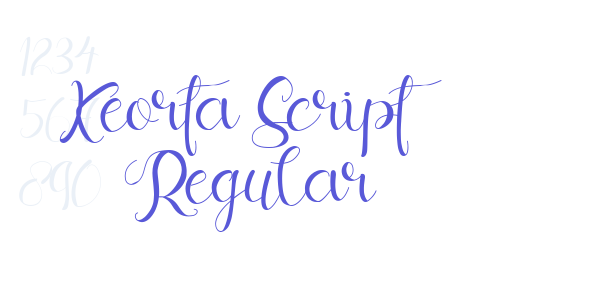 Keorta Script Regular font free