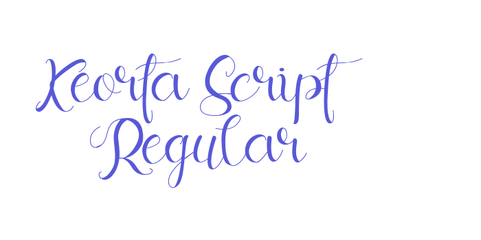 Keorta Script Regular Font