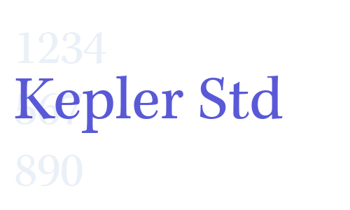 Kepler Std Font Download