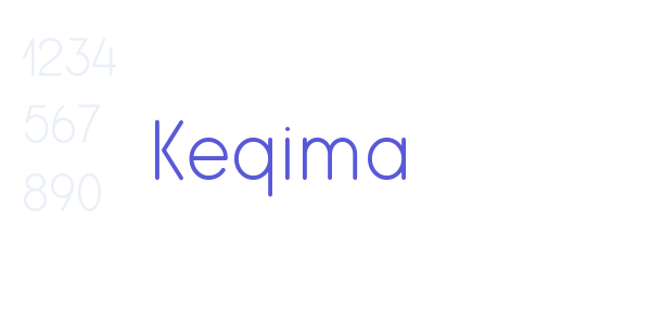 Keqima font free