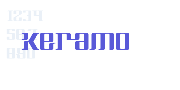 Keramo font