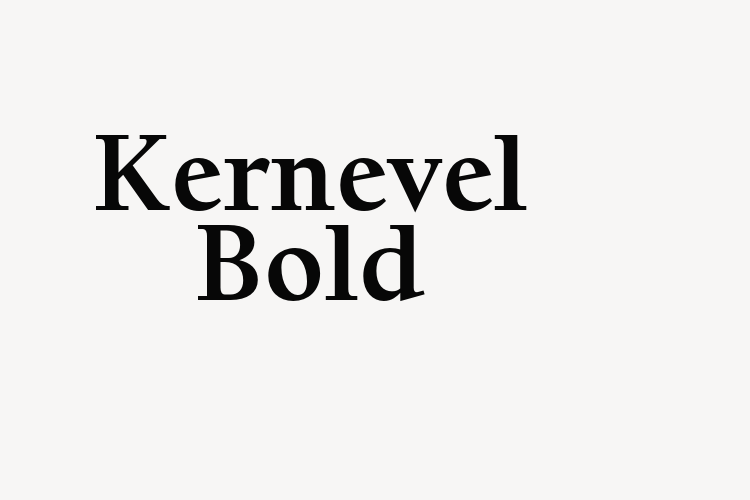 Kernevel Bold font download