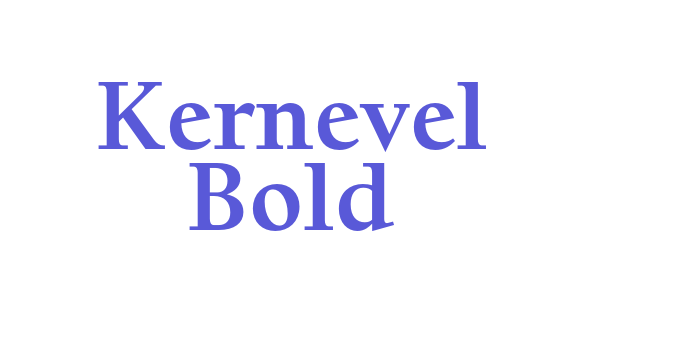 Kernevel Bold Font Download