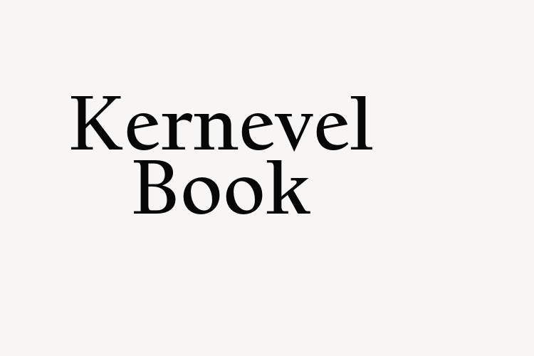 Kernevel Book font download