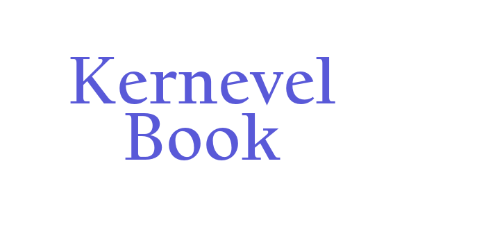 Kernevel Book Font Download