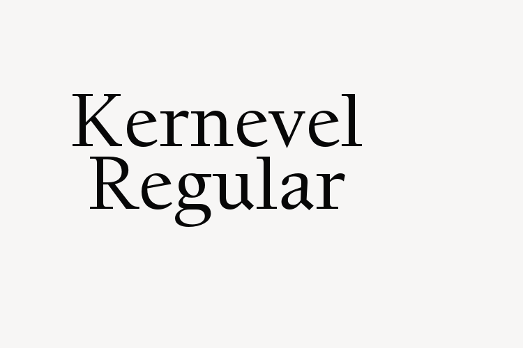 Kernevel Regular font download