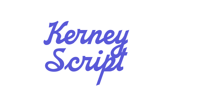 Kerney Script Font