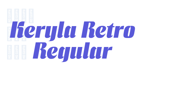 Keryla Retro Regular font free