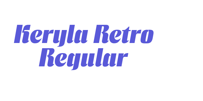 Keryla Retro Regular Font Download