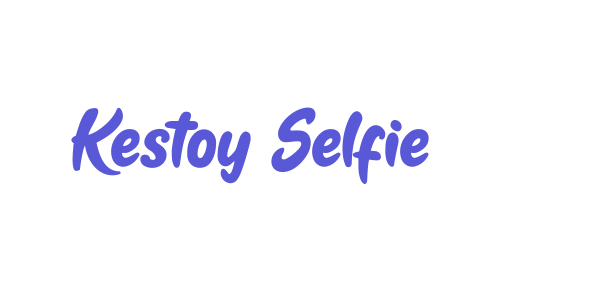 Kestoy Selfie font free