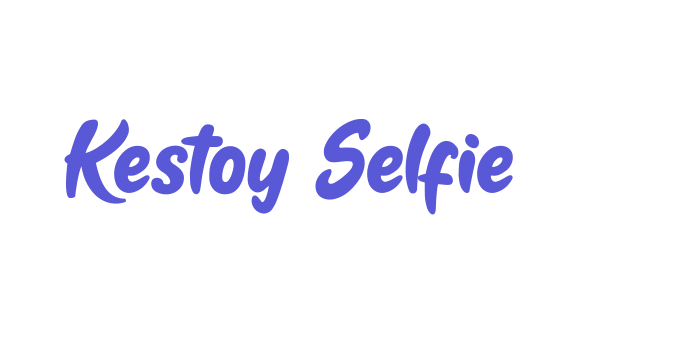 Kestoy Selfie Font