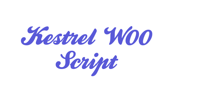 Kestrel W00 Script Font Download