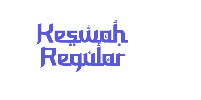 Keswah Regular Font Download