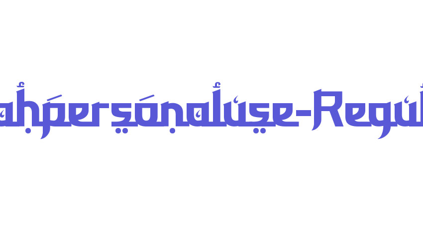 Keswahpersonaluse-Regular Font Download