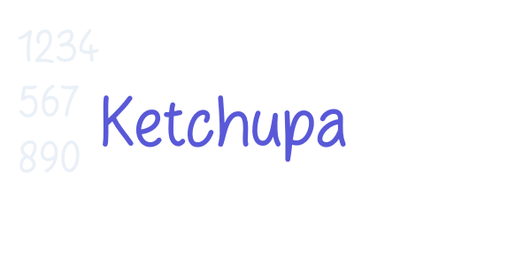 Ketchupa font