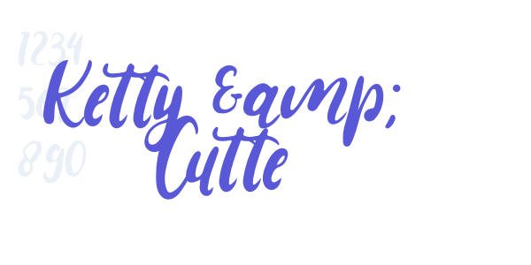 Ketty & Cutte font free