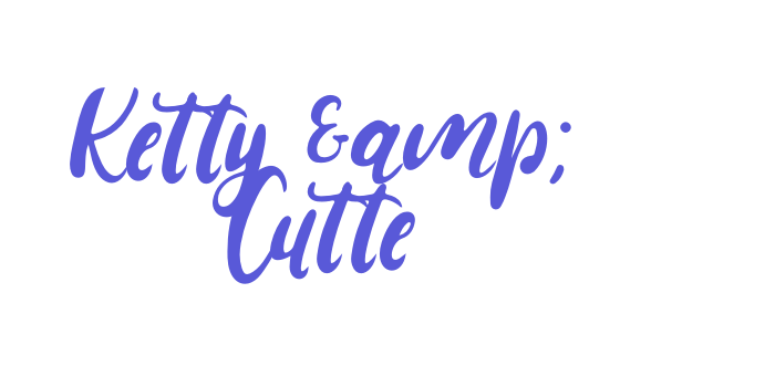 Ketty & Cutte Font Download