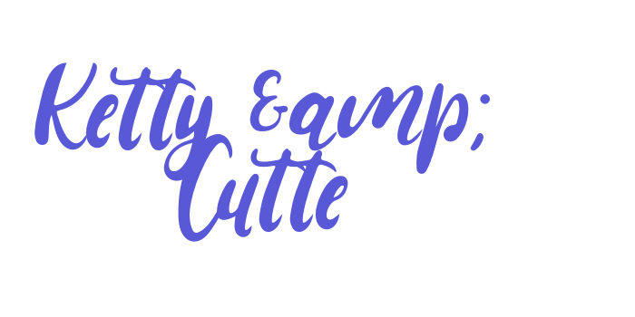 Ketty & Cutte Font