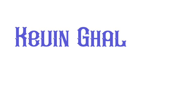 Kevin Ghal Font