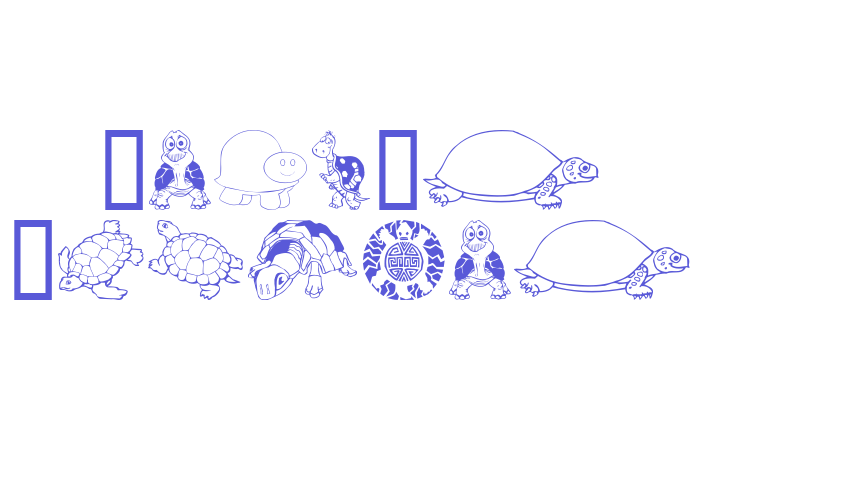 Keya’s Turtles Font Download