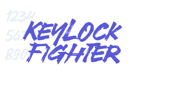 Keylock Fighter font free