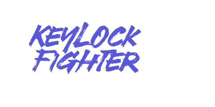 Keylock Fighter Font Download