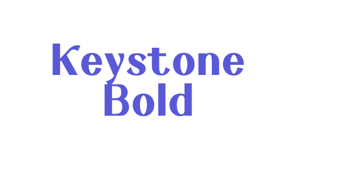 Keystone Bold Font Download