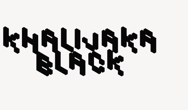 Khalijaka Black Font