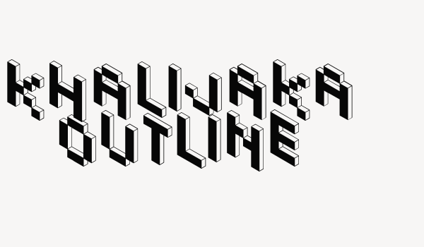 Khalijaka Outline Font