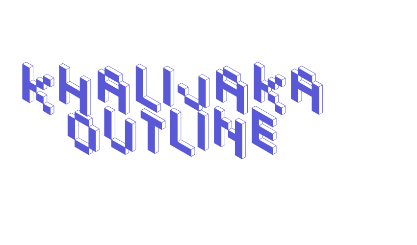 Khalijaka Outline Font