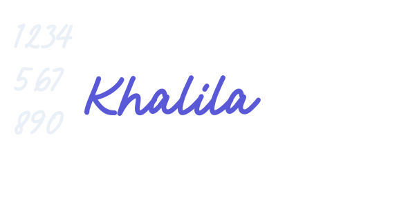 Khalila font free