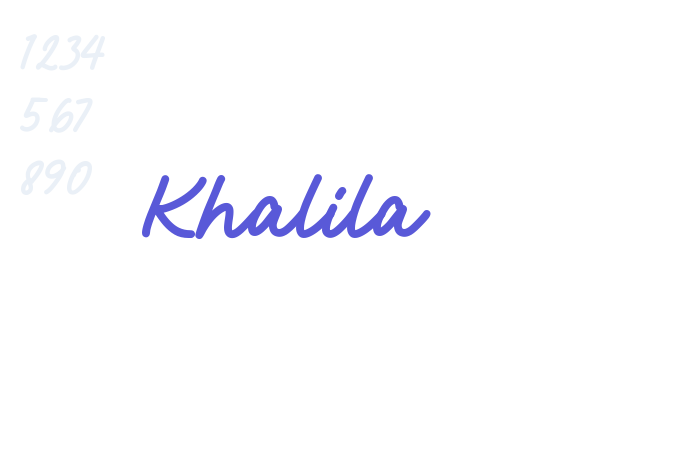 Khalila font free