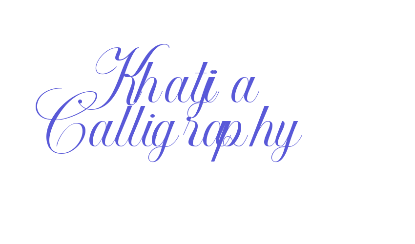 Khatija Calligraphy Font Download