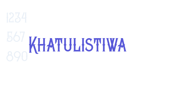 Khatulistiwa font free