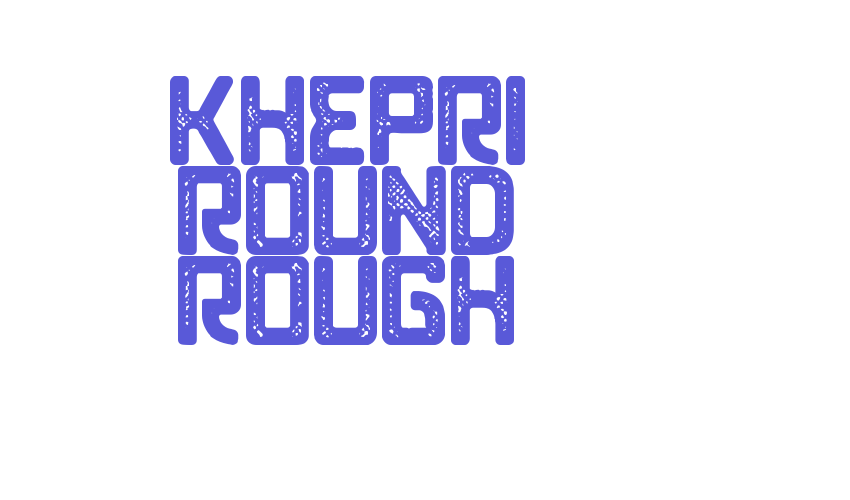 Khepri Round Rough Font Download