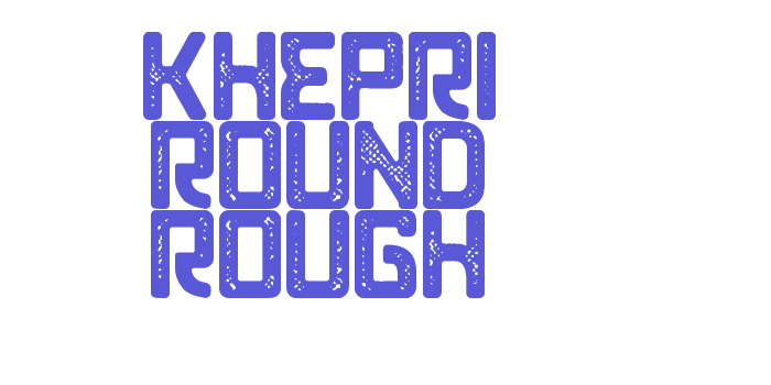 Khepri Round Rough Font Download